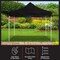 Stalwart Pop Up Canopy - 10x10 ft Tent - UPF30 Sun Shelter with Adjustable Height by Black, 3PK 80-14-BLK - alternate 9